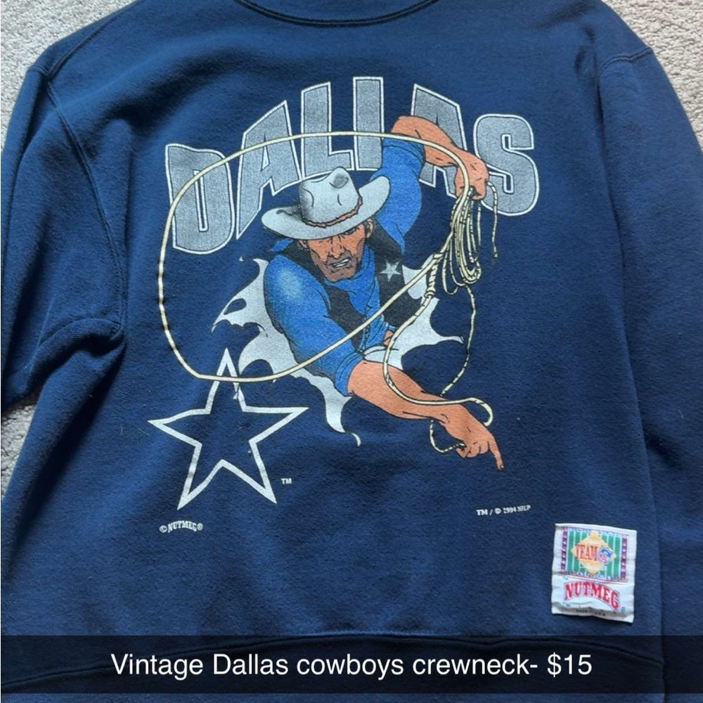 Dallas Cowboys Blue Sweater